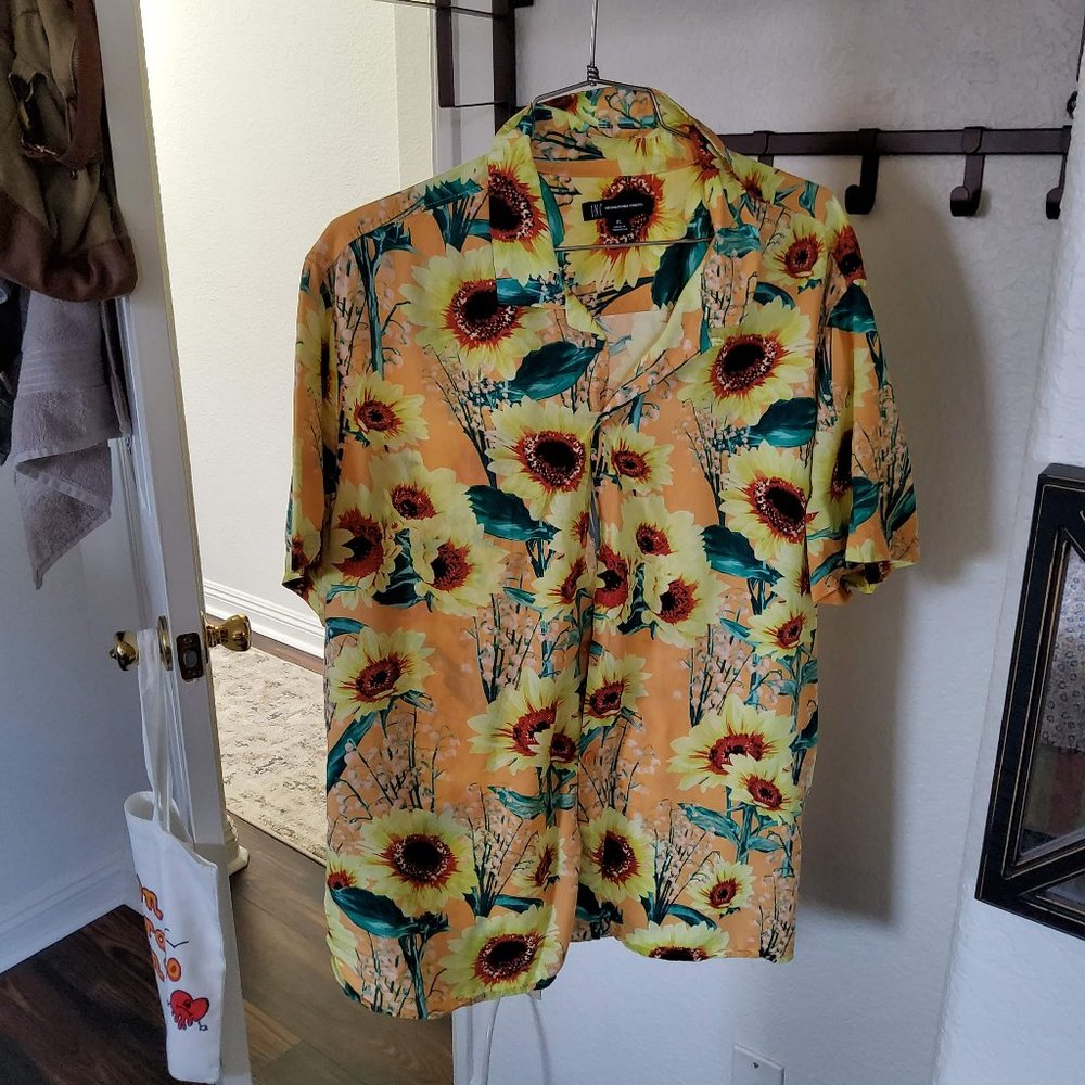 INC Sunflower Shirt XL
